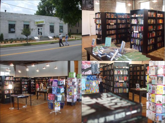 Wordmiths Books in the historic Post Office. We told everyone how cool it was to be a part of this Decatur historical landmark, but really we just thought we'd be able to read your mail. Nobody said we were smart.