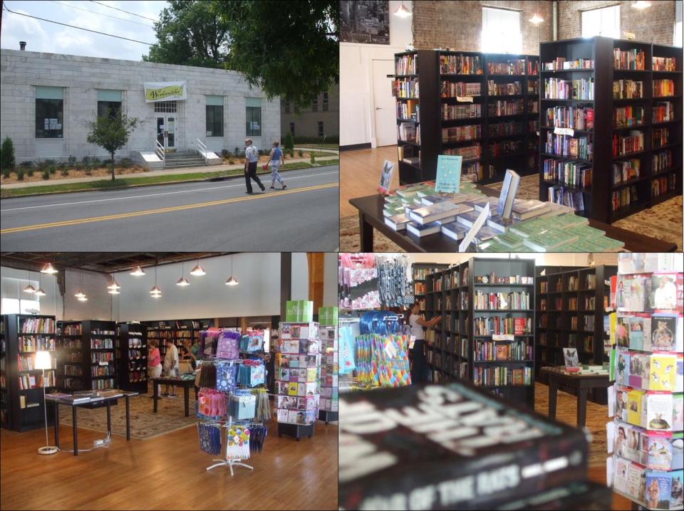 Wordmiths Books in the historic Post Office. We told everyone how cool it was to be a part of this Decatur historical landmark, but really we just thought we'd be able to read your mail. Nobody said we were smart.